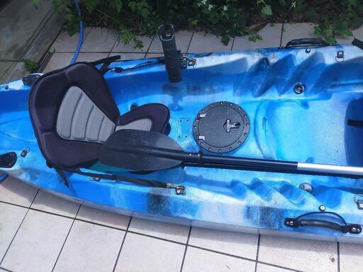 フィッシングカヤック タンデムカヤックセット 二人乗り用 カヌーお