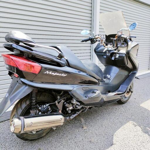 2625.低走行で即戦力♪ マジェスティc250 バッテリー新品、イモビ付属
