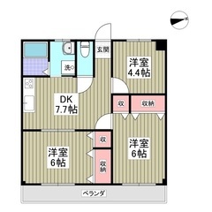 🉐太田市3DK空きました⭐️駐車場1台付🚗設備充実⭐️家賃1ヶ月...