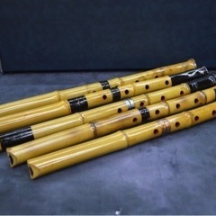 (NK☆) 尺八 9本 セット まとめ売り 専用 ハードケース 付き 和楽器 伝統 尺八ケース 安藤商事 コレクション Japanese shakuhachi 西貢 ？