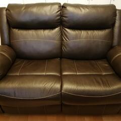 【値下げしました】ドイツlimoss社製電動モーター使用 高級電動リクライニングソファー 極美品