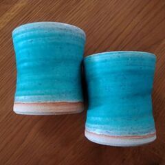 【ネット決済】陶器のカップ2個