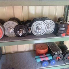 【直接引取限定】トレーニング器具 まとめ売り ベンチプレス トレーニングベンチ 懸垂マシン エアウォーカー 腹筋マシン 筋トレ用品