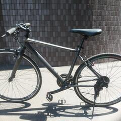 札幌市内配達無料！防犯登録料込み。中古470サイズクロスバイク　マッドガンメタ！。
