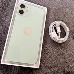 美品SIMフリーiPhone 12 mini １２８GB ミント...