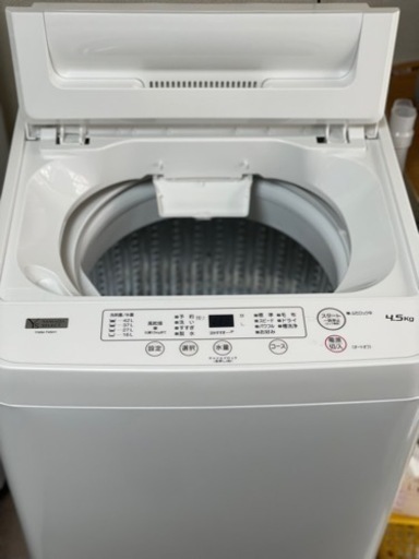 送料・設置込み　洗濯機　4.5kg ヤマダ　2020年製