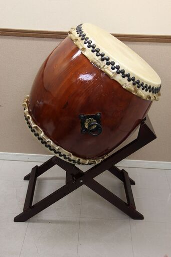 太鼓 和太鼓 長胴 1.6 優美 台付 中古 (P1608hxwY)