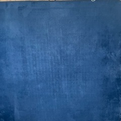 青色のカーペット