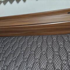 ワイドダブルベッド　フレームとマットレス