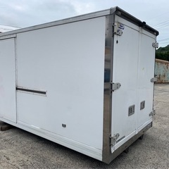 No.774 保冷バン 2ｔ 車 アルミ 箱 バイク 倉庫 トラック コンテナ 米 保管庫 物置 DIY