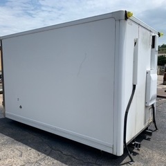 No.775 保冷バン 2ｔ 車  アルミ 箱 バイク 倉庫 トラック コンテナ 米 保管庫 物置 DIY