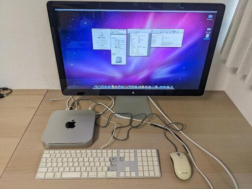 Apple Cinema Display 27インチとMacMini2010＋おまけ