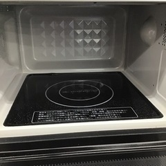 #E-54【ご来店頂ける方限定】Abitelaxのフラット電子レンジです