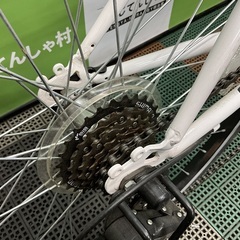 【成約済】【整備済】【新車‼︎小傷有りの為、大幅値下げしました‼︎クロスバイク/6段ギア】【NO.111】