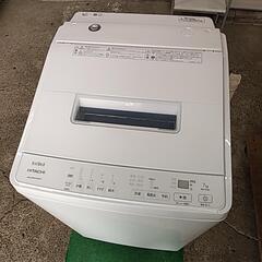 洗濯機 2022年製 7㎏ 日立 ビートウォッシュ