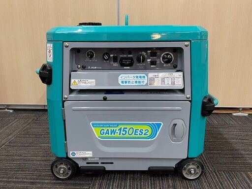 ご成約ありがとうございます！DENYO　ガソリンエンジン 溶接＆発電機　GAW-150ES2　アワーメーター21時間！！