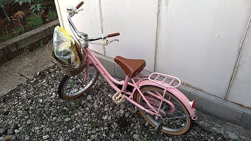子供用自転車　16インチ　ピンク