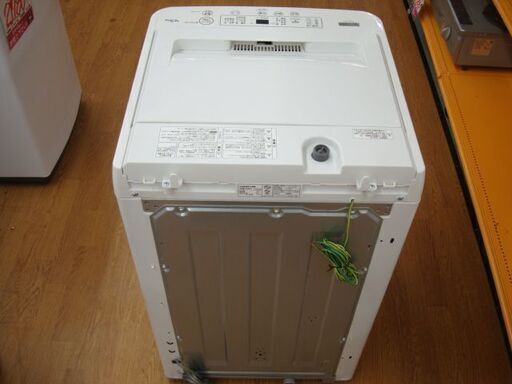 【店頭受け渡し】　側面キズあり　YAMADA　全自動洗濯機　4.5kg　YWMT45H1　2021年製　使用品　￥14,080