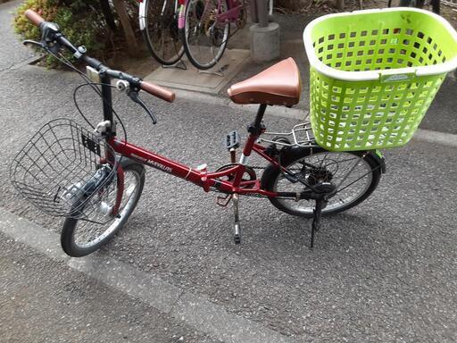 本日引き取り限定】キズモノ ほぼ未使用品 CAPTAIN STAG 20インチ