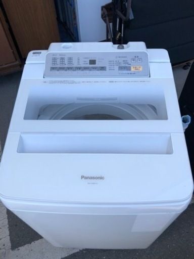 (購入者決めました1)配送無料　パナソニック Panasonic NA-FA80H3[全自動洗濯機 （8.0kg） 即効泡洗浄 エコナビ シャンパン]