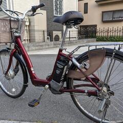 miyata lilly 26インチ　電動自転車　鍵、バッテリー、充電器あり　ワインレッド
　埼玉県狭山市引取限定