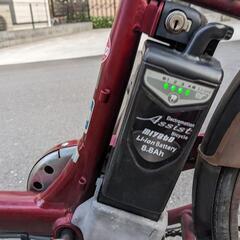 miyata lilly 26インチ　電動自転車　鍵、バッテリー、充電器あり　ワインレッド
　埼玉県狭山市引取限定