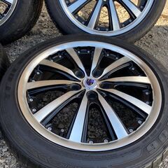 17インチ ホイール×4本セット 5穴 中古・美品 ③