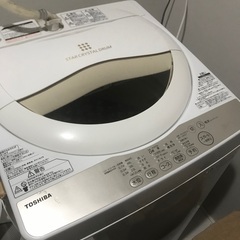 TOSHIBA 全自動洗濯機　5キロ　2016年製