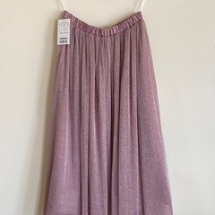 新品　ロングスカート　ピンク　Lサイズ
