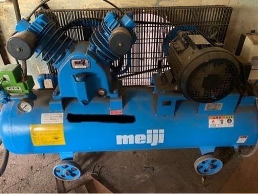 中古コンプレッサー  三相2.2kw