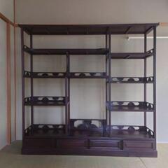 貴重珍品！ 大型和風飾り棚 上品 美品