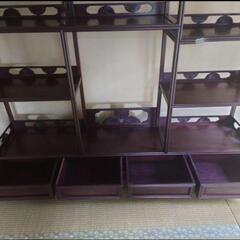 貴重珍品！ 大型和風飾り棚 上品 美品
