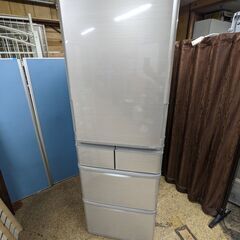 5ドア 冷凍冷蔵庫 412L SJ-W412F-S 2020年製 自動製氷機能付き 両開きドア シャープ ノンフロン冷凍冷蔵庫 SJ-W412F-S 2020年製 412L