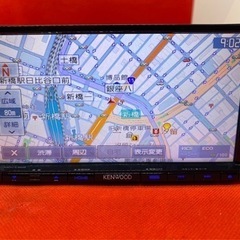 KENWOOD 上級　MDV-L502 フルセグ　2023地図　新品バックカメラ お-10