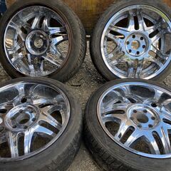 22インチ ホイール×4本セット 6穴 中古・美品