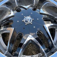 22インチ ホイール×4本セット 6穴 中古・美品