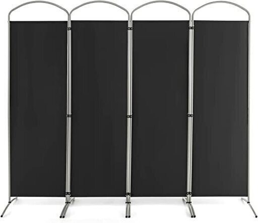 ☆Costway パーテーション 間仕切り 4連 ◆さまざまなニーズに対応