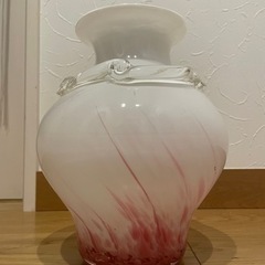 カメイガラス　花瓶　フラワーベース