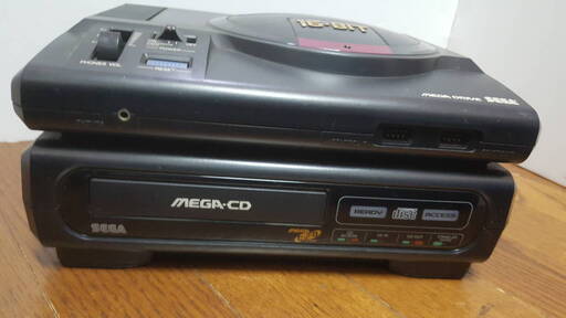 SEGA セガ 16BIT MEGA DRIVE メガドライブ HAA-2510 MEGA-CD メガCD 
