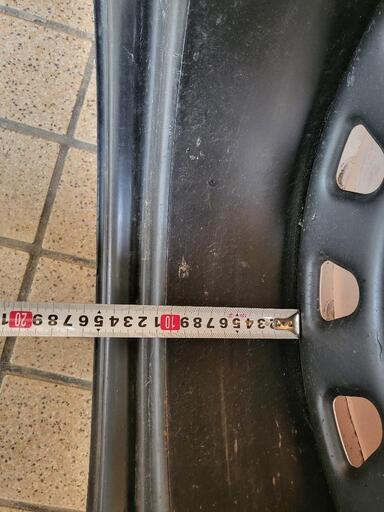 デイトナ風　加工鉄チン4本　6穴17インチ11j-55深リム