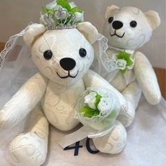 4℃ ウェディング　ウェルカムベア　くま　ぬいぐるみ　結婚式　