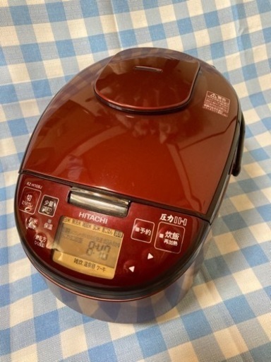 【美品】HITACHI  圧力ＩＨ　炊飯器　５.５合炊き