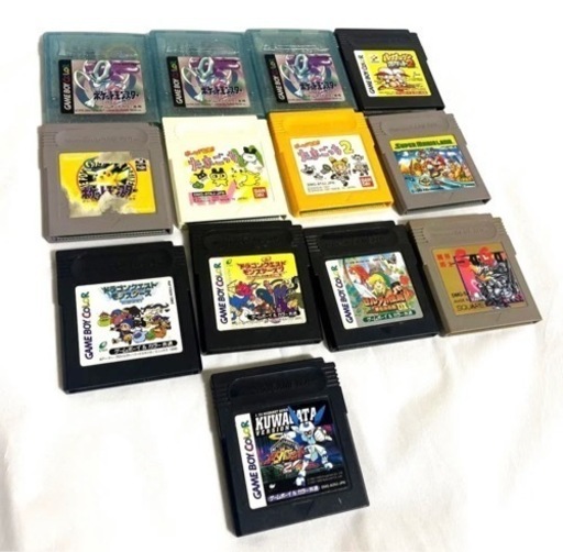 希少』ゲームボーイカラー クリア ブルー 本体＋カセット バラエティ