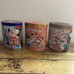 ディズニー　お菓子缶　3缶セット¥300            ...