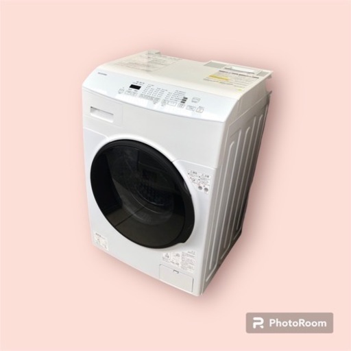 【美品❗️】ドラム式洗濯機　アイリスオーヤマ 洗濯8kg 乾燥3kg 2021年製 IRISOHYAMA CDK832 左開き 洗濯 家電