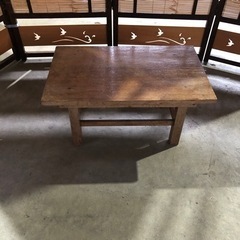コンパクト レトロ アンティーク テーブル 45×28×22cm