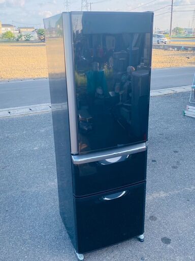 【お話し中】三菱 MITSUBISHI ノンフロン冷凍冷蔵庫 3ドア 370L MR-C37X-B 2014年製