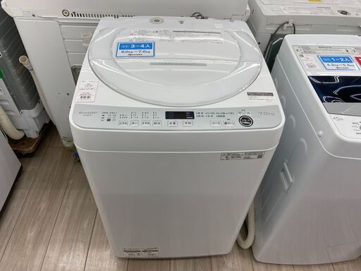 【冬バーゲン★特別送料無料！】 SHARP　洗濯機のご紹介！（トレファク寝屋川） 洗濯機