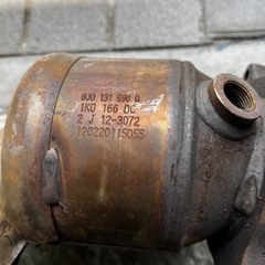 Audi tt 8j 純正マフラー