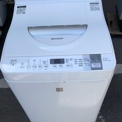 北九州市内配送無料　保証付き シャープ 5．5kg洗濯乾燥機 k...